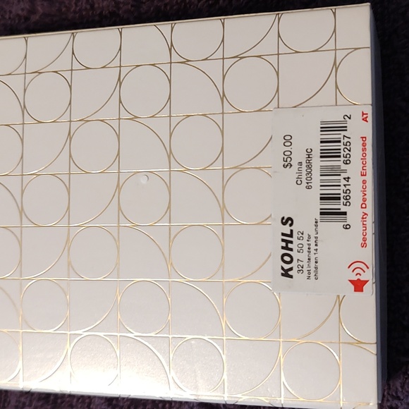 New Rhodes & Co crystal and black Swarvowski Crystals small hoop earrings - Picture 2 of 2